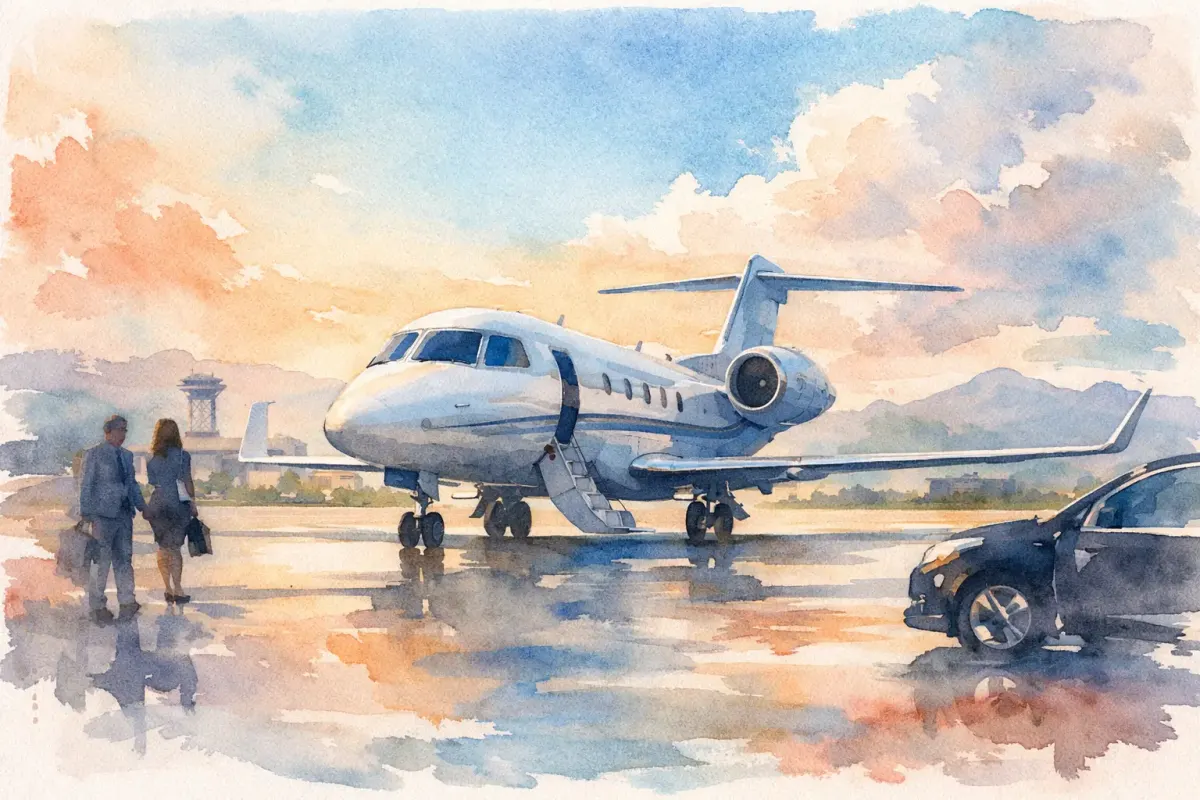 Corporate Lease Example for Private Jet Users