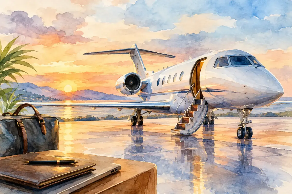 A Private Jet Lease Example With Real Costs