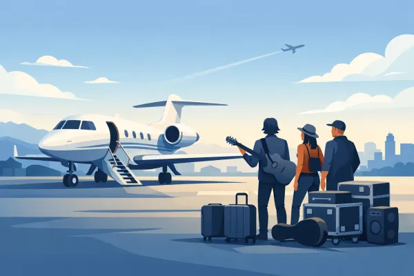 Private Jet Leasing for Artist Tours