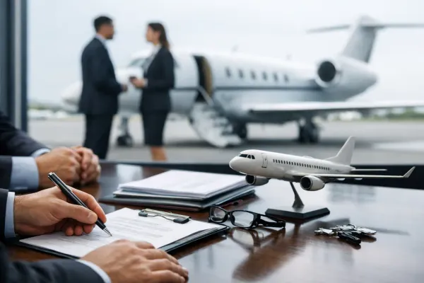 Tipos de contratos aeronáuticos empresariais
