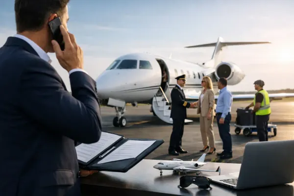 Como funciona a gestão de aeronaves privadas