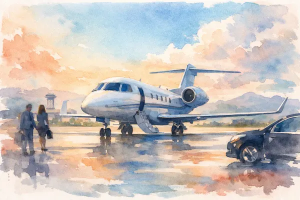 Corporate Lease Example for Private Jet Users