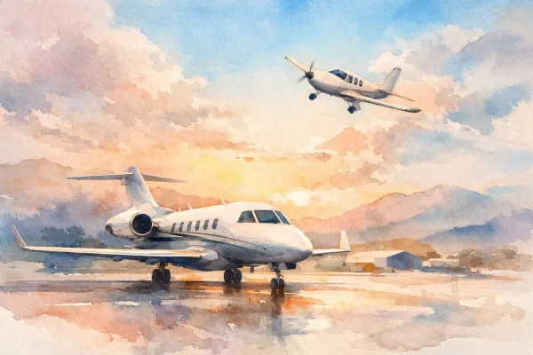 Guia de seguro para aeronaves na aviação privada