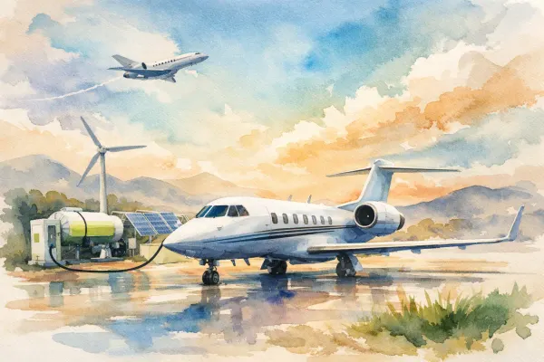 Sustainable Aviation Fuel Adoption in Business Jets