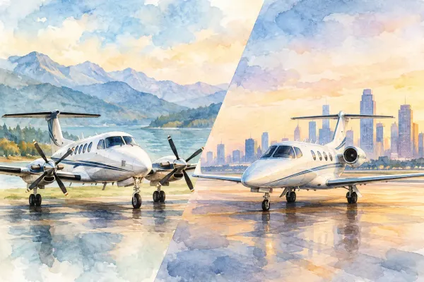 Turboprop Versus Light Jet for Business Travel