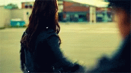 Wynonna Earp gives the finger