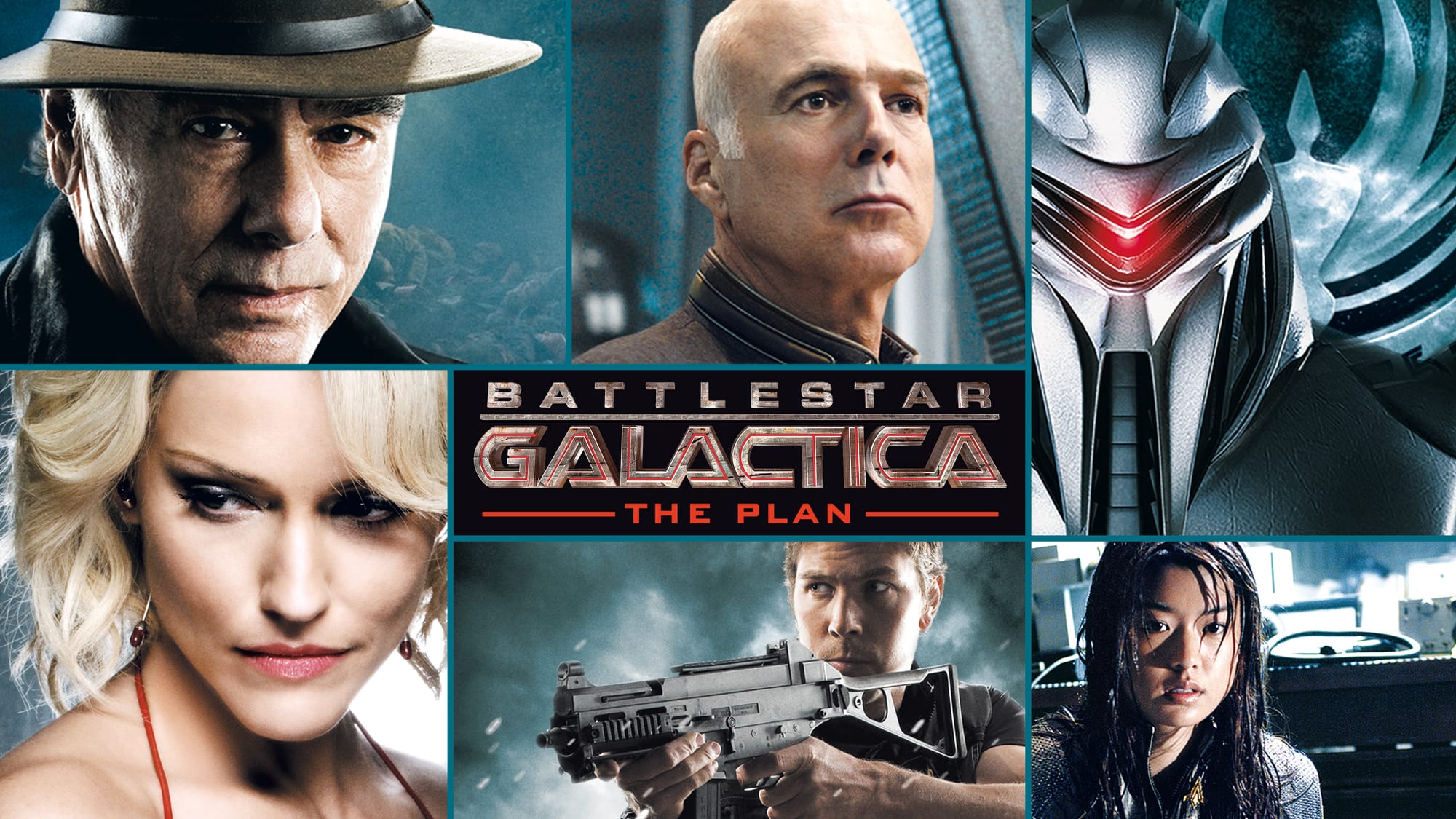 Multiple images from the BSG TV movie The Plan
