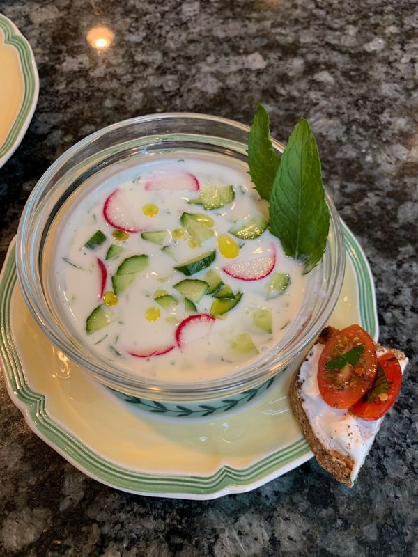 Cold Cucumber Soup