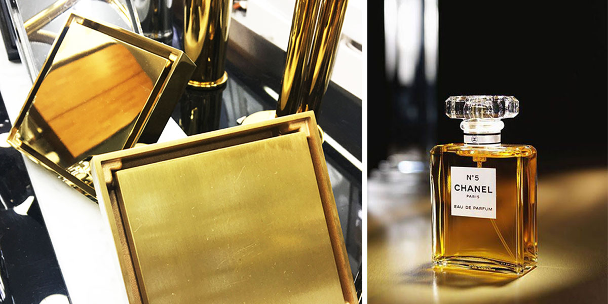 럭셔리 골드 육가와 샤넬 넘버5
