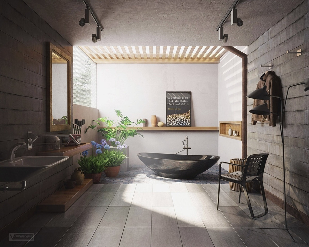 black-bathtub