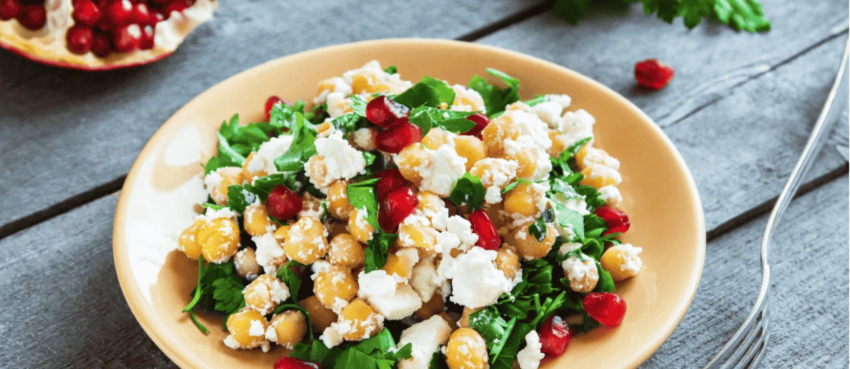 Rezeptidee Spätschicht: Kichererbsensalat mit Feta