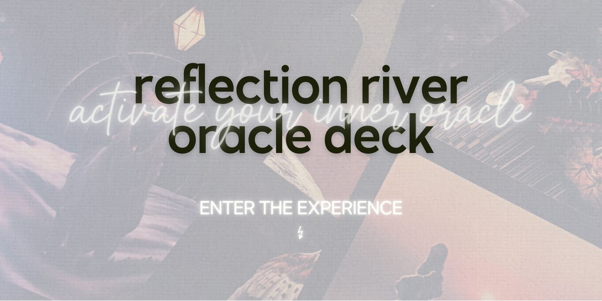 An oracle deck that activates inner perception