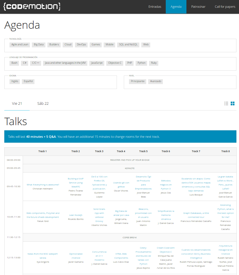 Nuestra Gloriosa Agenda