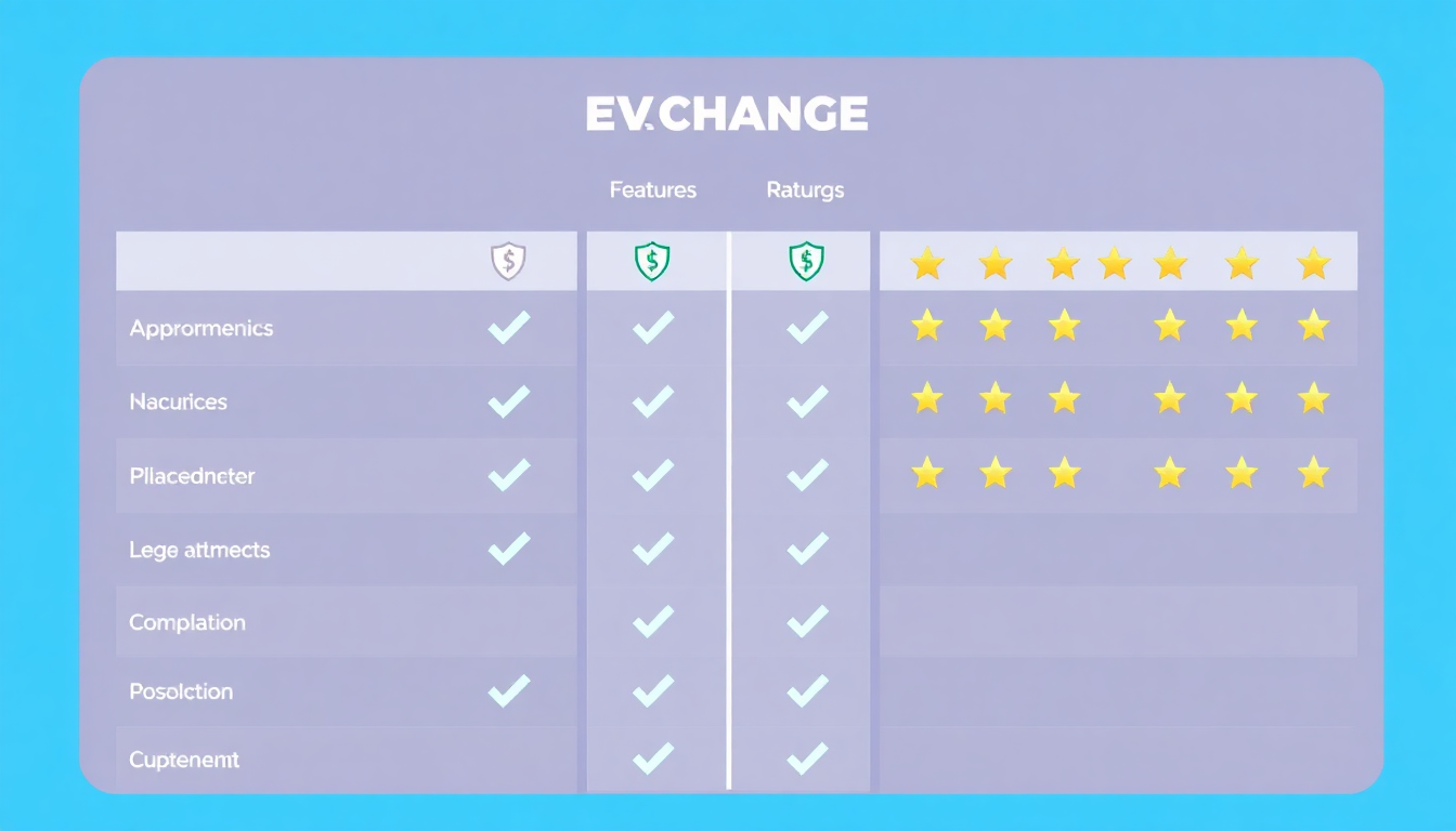 Exchange Fee and Security Comparison Table Exchange Fee and Security Comparison Table