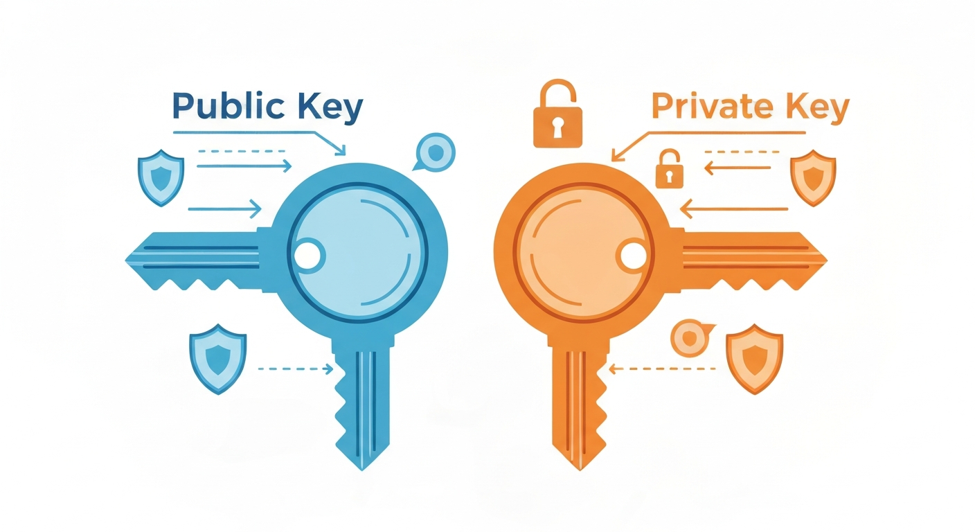 Public Key & Private Key — detailed breakdown