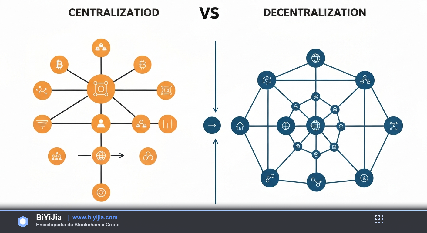 Centralización vs Descentralización — desglose detallado