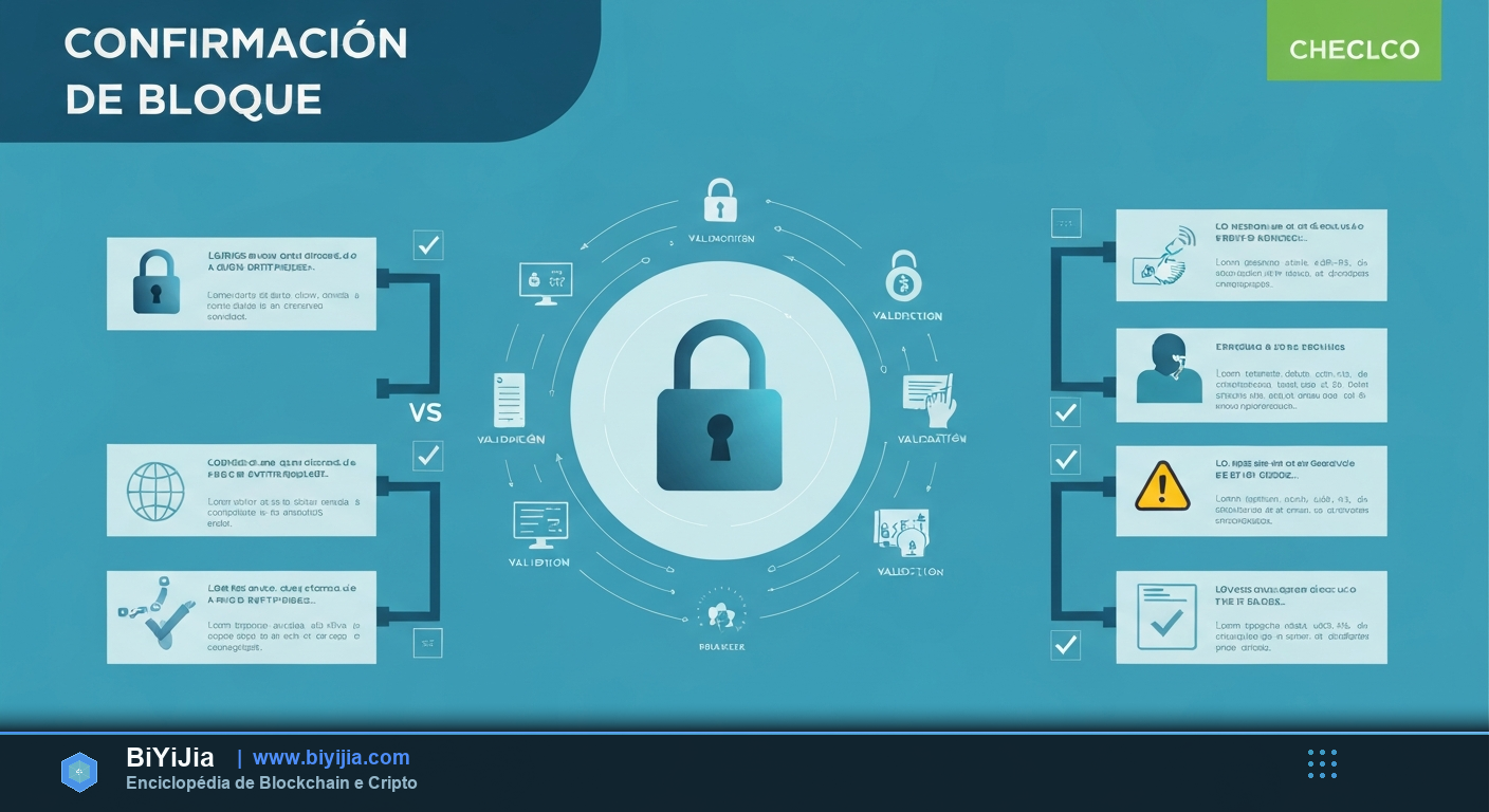 Confirmación de Bloque — desglose detallado Confirmación de Bloque — desglose detallado