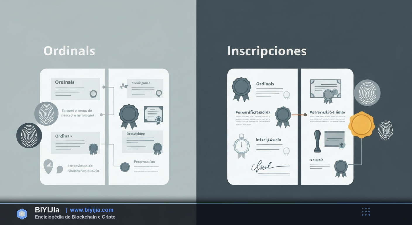 Ordinals e Inscripciones — desglose detallado