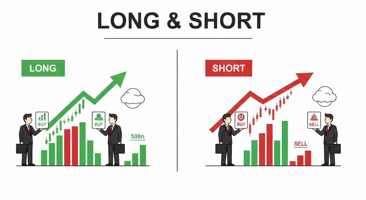 做多与做空（Long & Short） - 详解图