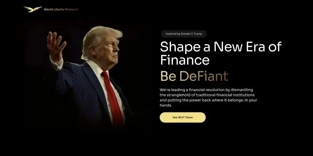 Logotipo del token WLFI y su posición dentro del marco Aave V3