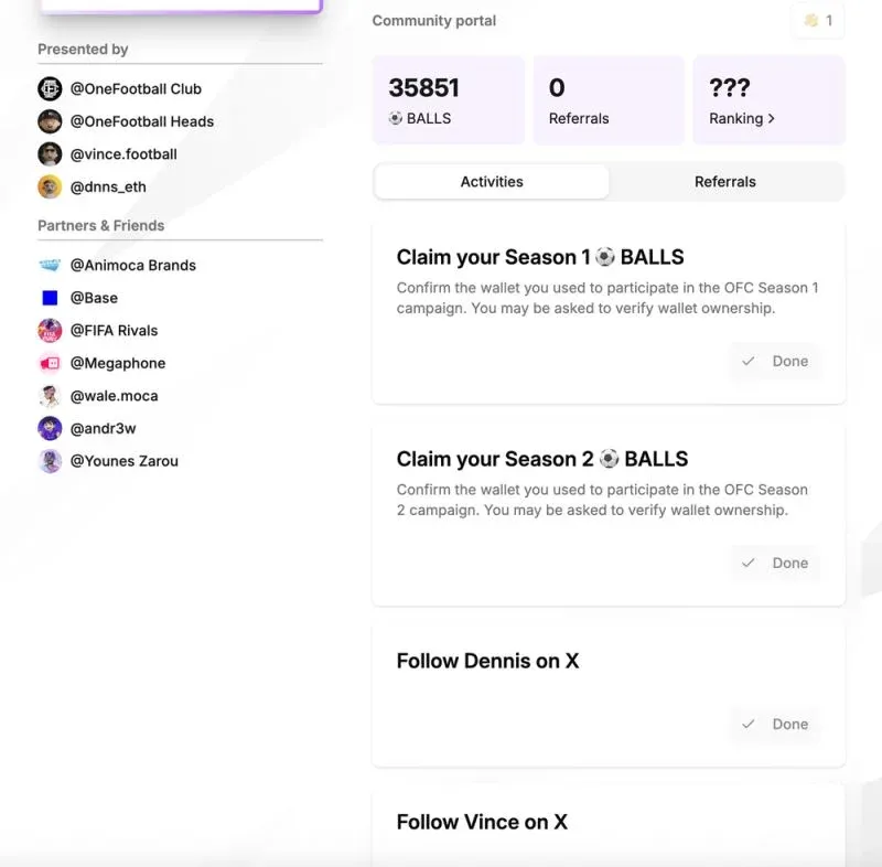 OneFootball Club(OFC)币详细介绍