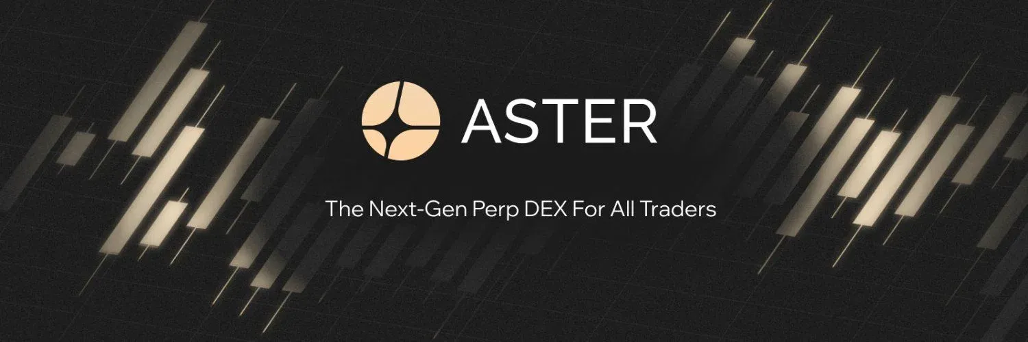 Aster DEX 移动端界面展示交易对列表