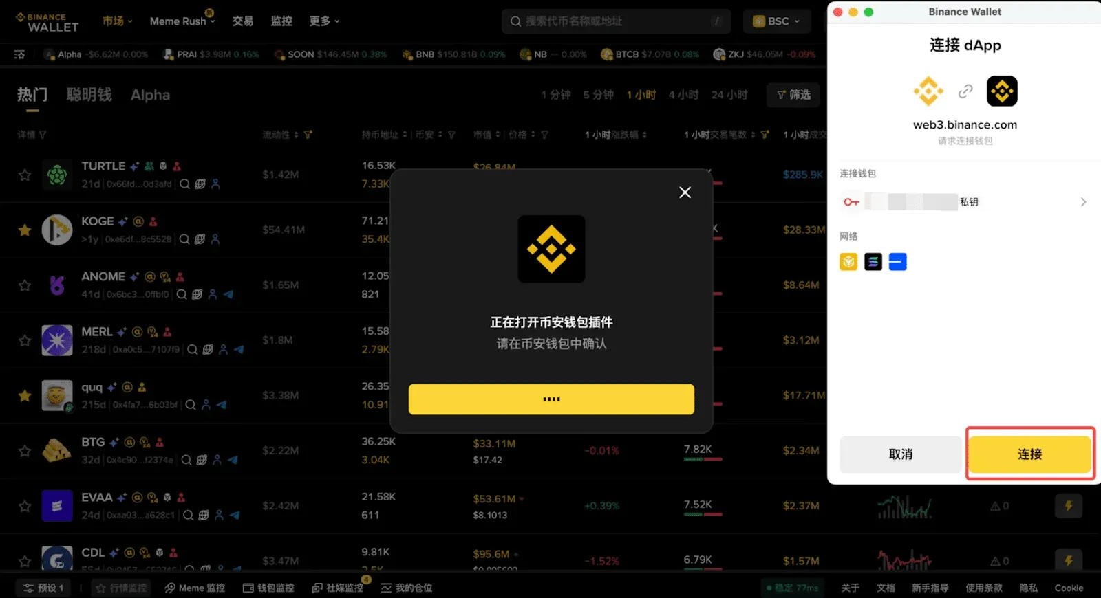 二. 如何连接币安钱包插件？_图2