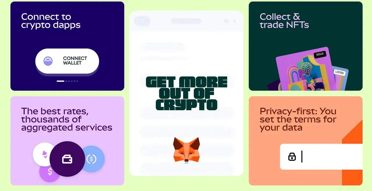 MetaMask 与 WalletConnect 使用场景对比示意图