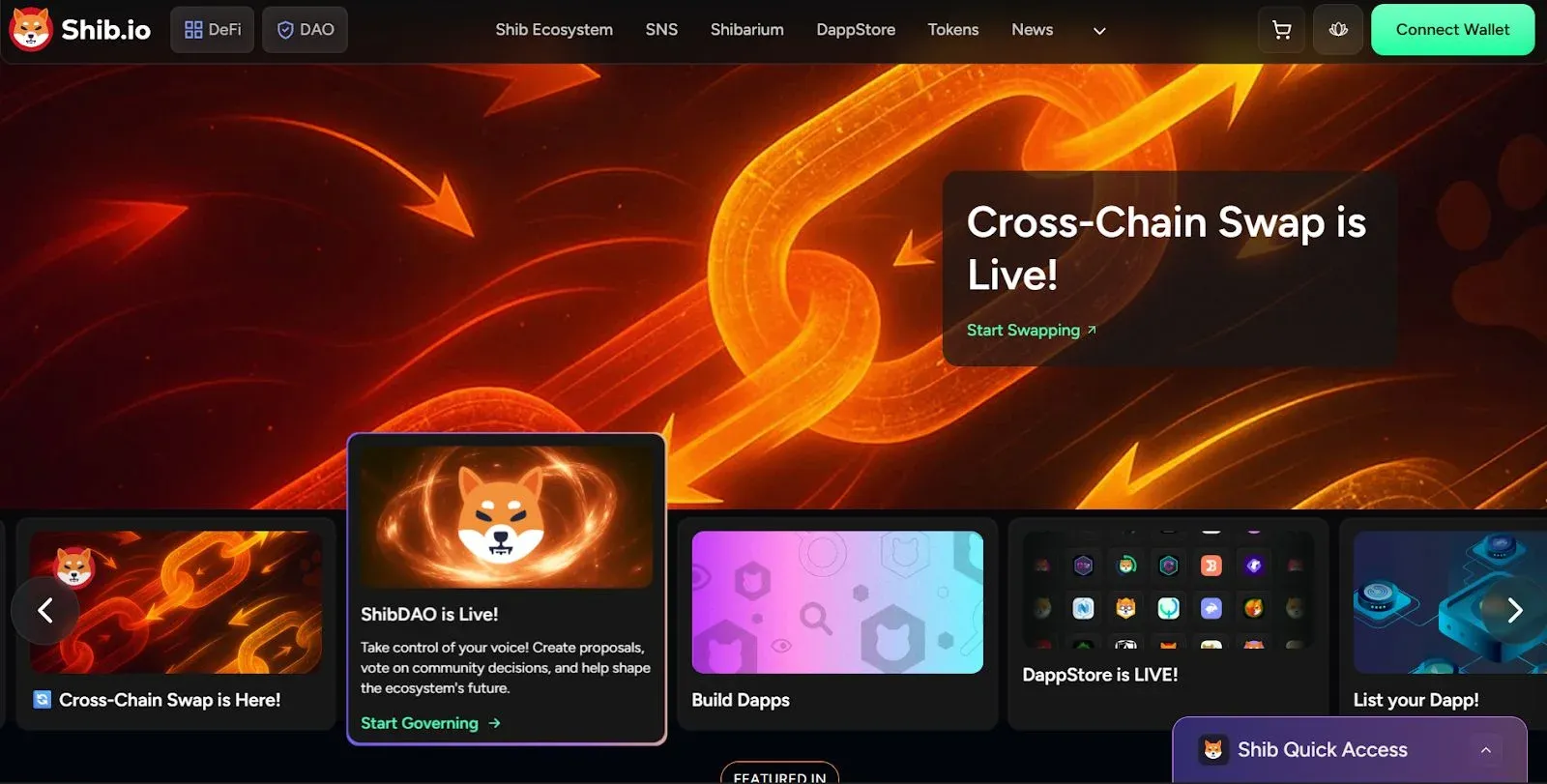 Shiba Inu logo with recent price‑trend line chart