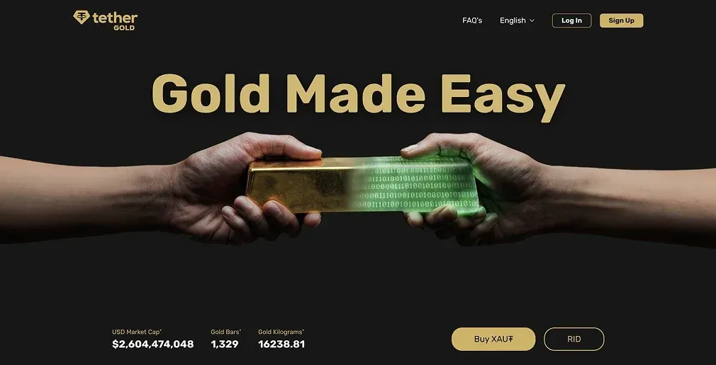 Posso comprar ouro com USDT?