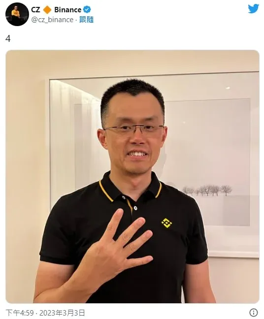 O que representa o gesto 4 de Zhao Changpeng?