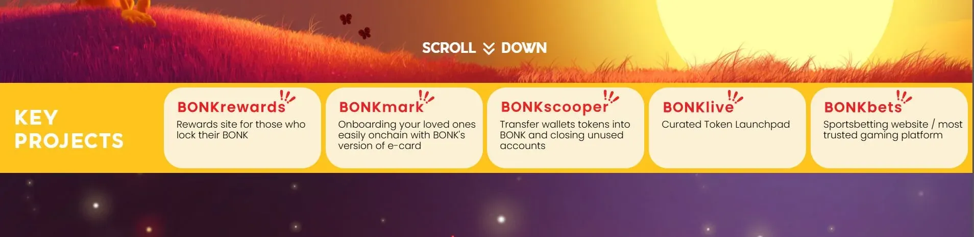 Bonk代幣圖示 藍色背景配有卡通狗與 Solana 標誌