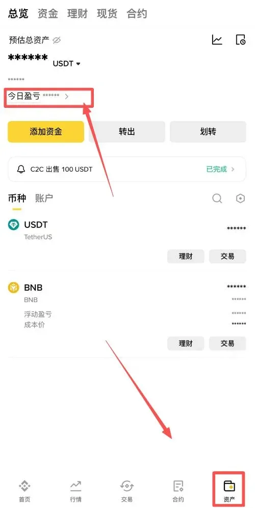 Tutorial de consulta de ROI na Binance
