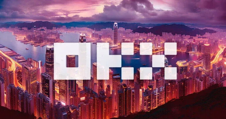 OKX 官方網站註冊頁面填寫 Email 與密碼表單