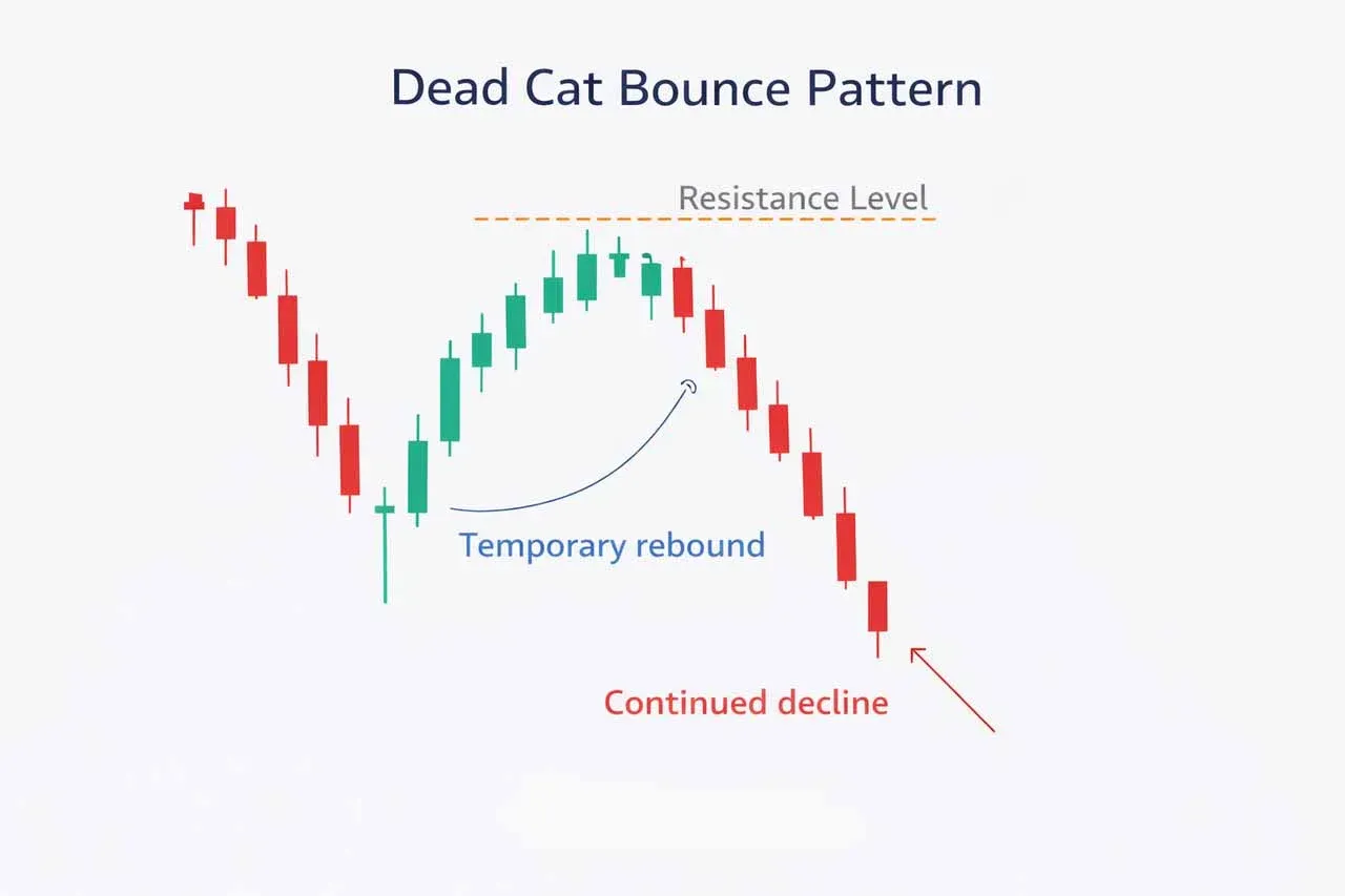 什么是加密货币中的死猫反弹？如何识别虚假复苏反弹？