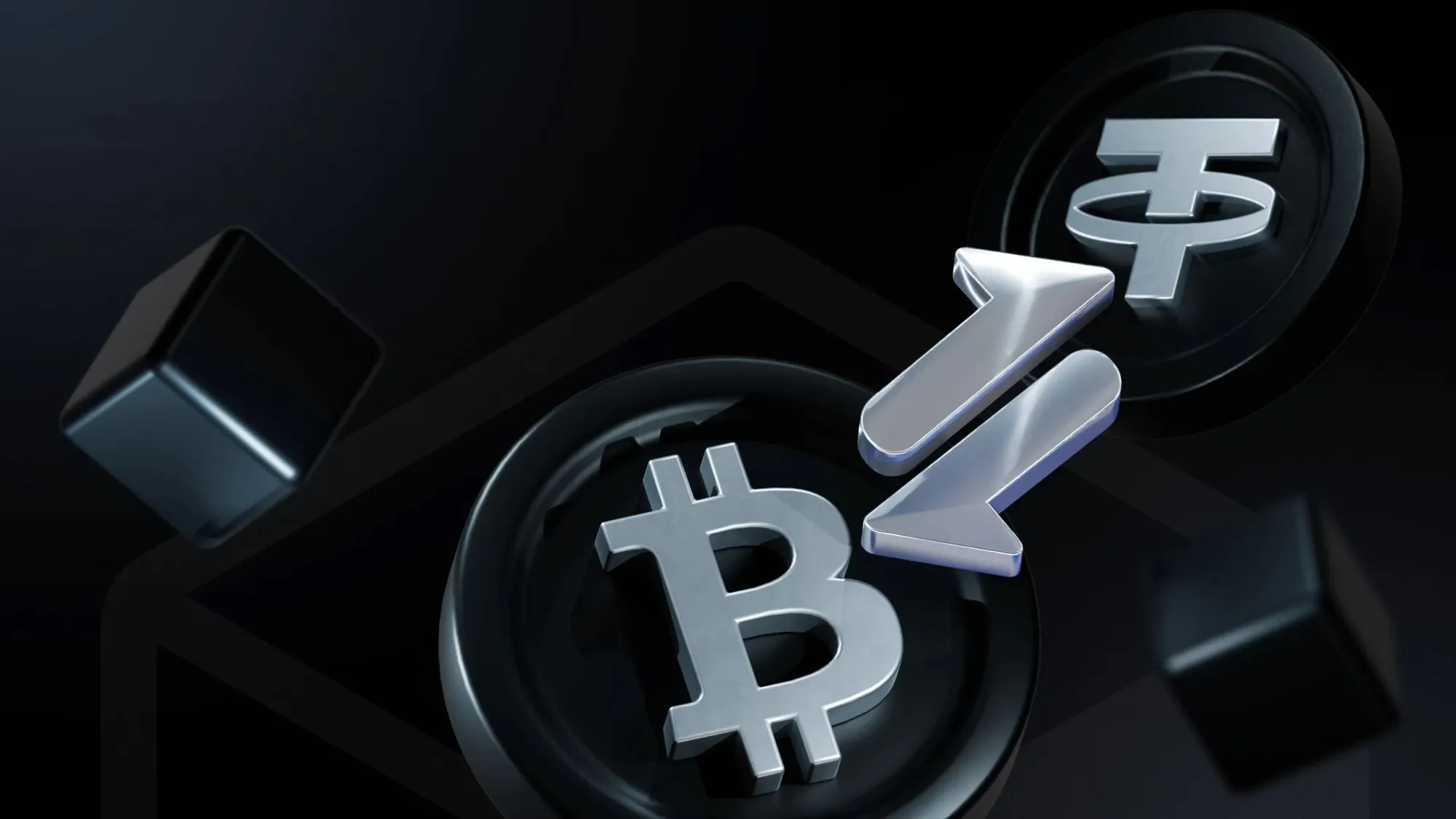 Tela de celular mostrando a interface de transferência da carteira de criptomoedas