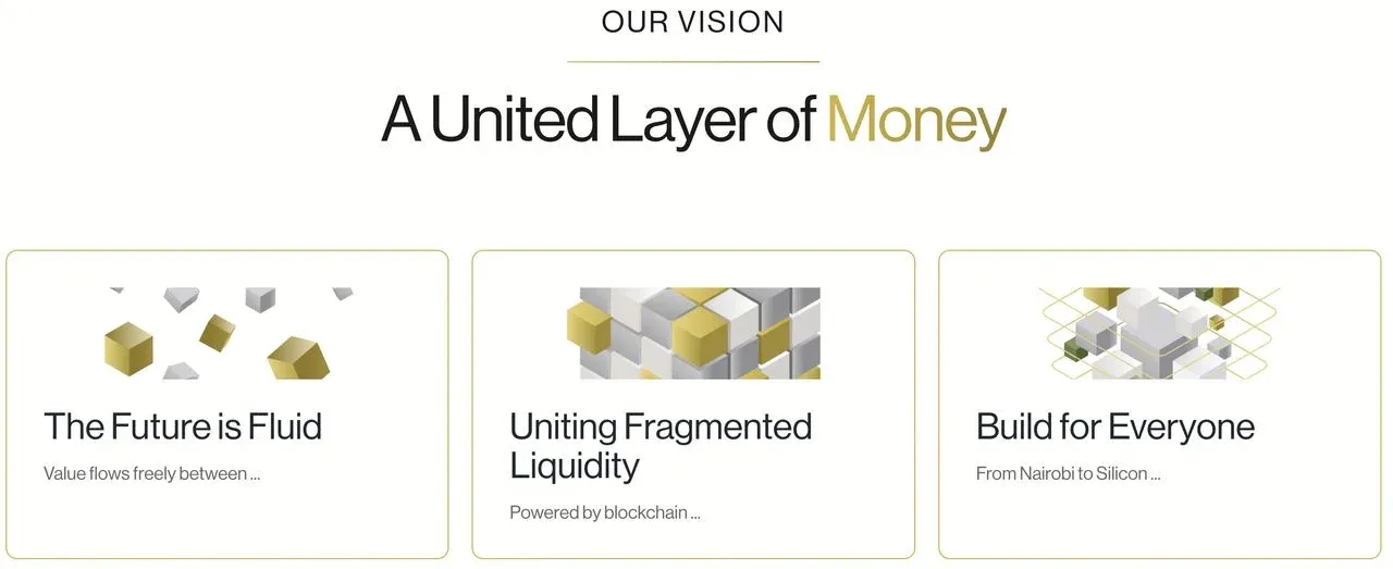 展示聯合穩定幣生態結構和願景的示意圖