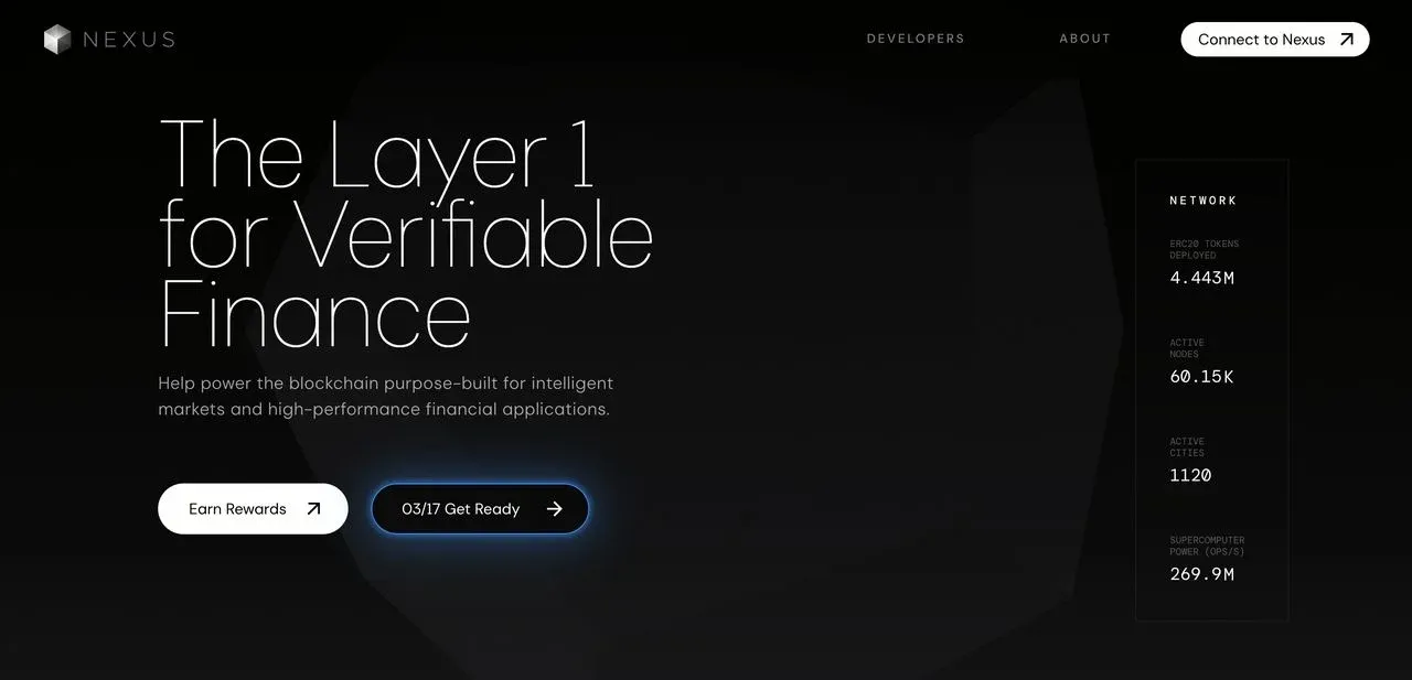 Logotipo da blockchain Nexus ao lado do símbolo do stablecoin USDX