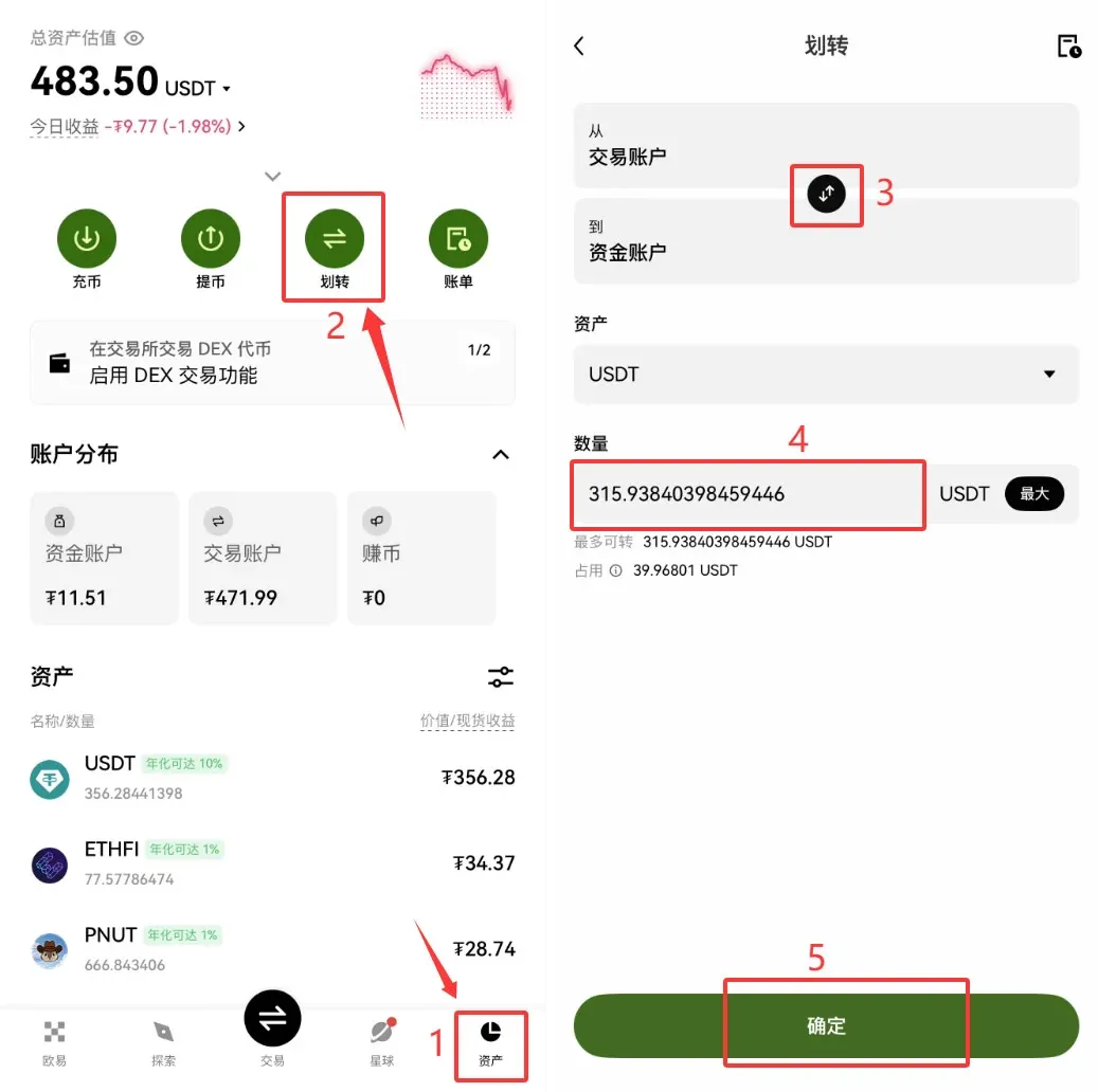 欧易OKX买卖比特币新手完整流程教学(从入金、交易BTC到出金)