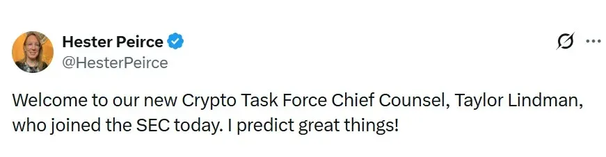 前Chainlink高管加入SEC加密法務部