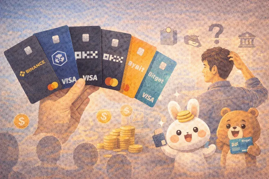 幣圈U卡怎麼選？六種加密簽帳卡對比：消費、回饋、限制及使用心得