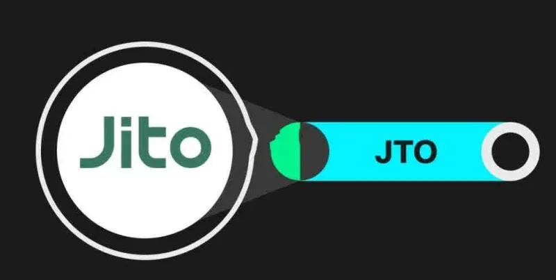 JTO代币标志蓝绿配色圆形图标