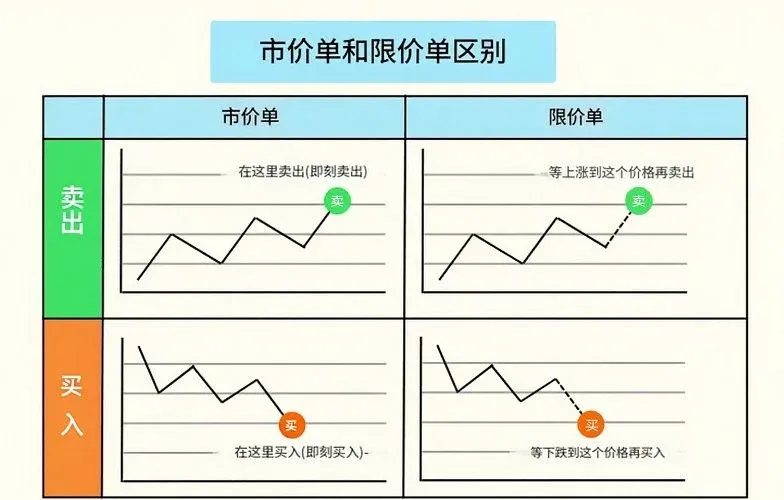 价格剧烈波动的蜡烛图，示意市价单成交偏离预期
