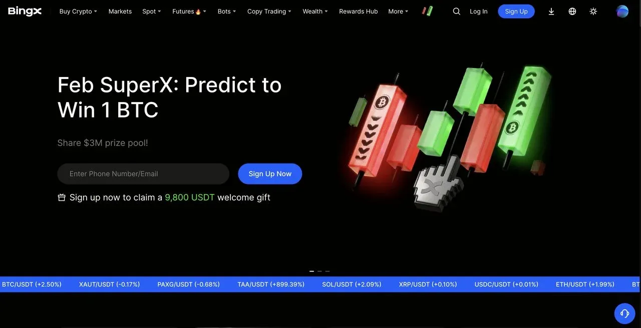 BingX vs Binance vs Kraken：202