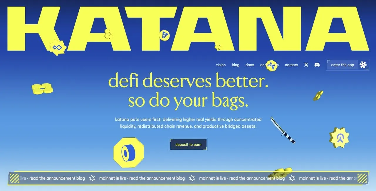 Katana 网络架构示意，含 AggLayer 与核心模块