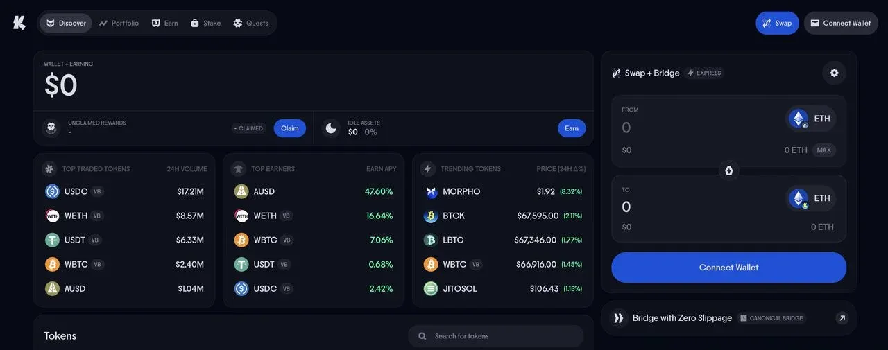 Katana 运行层架构图 展示四大核心模块及其关联