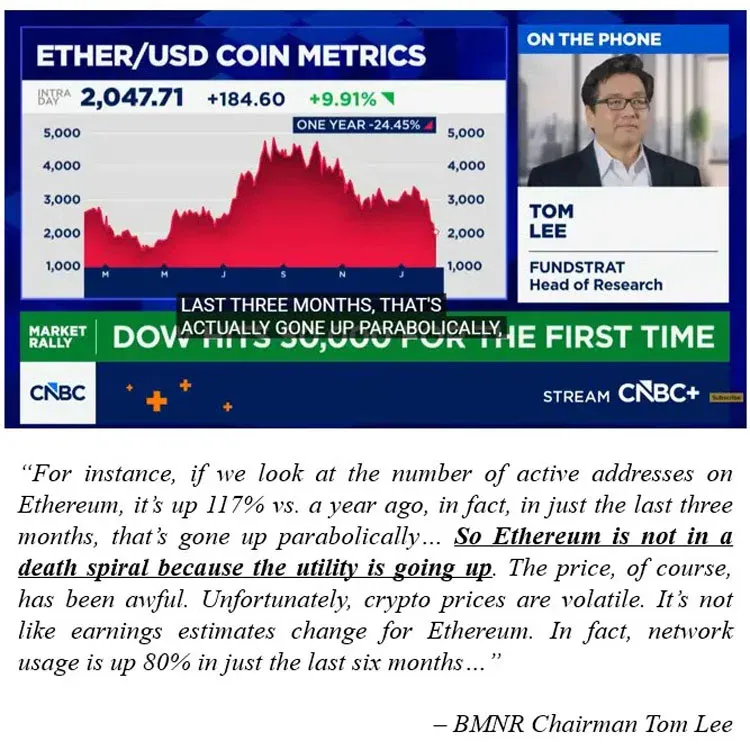 華爾街做空 ETH：Vitalik 搶跑，Tom Lee 堅守