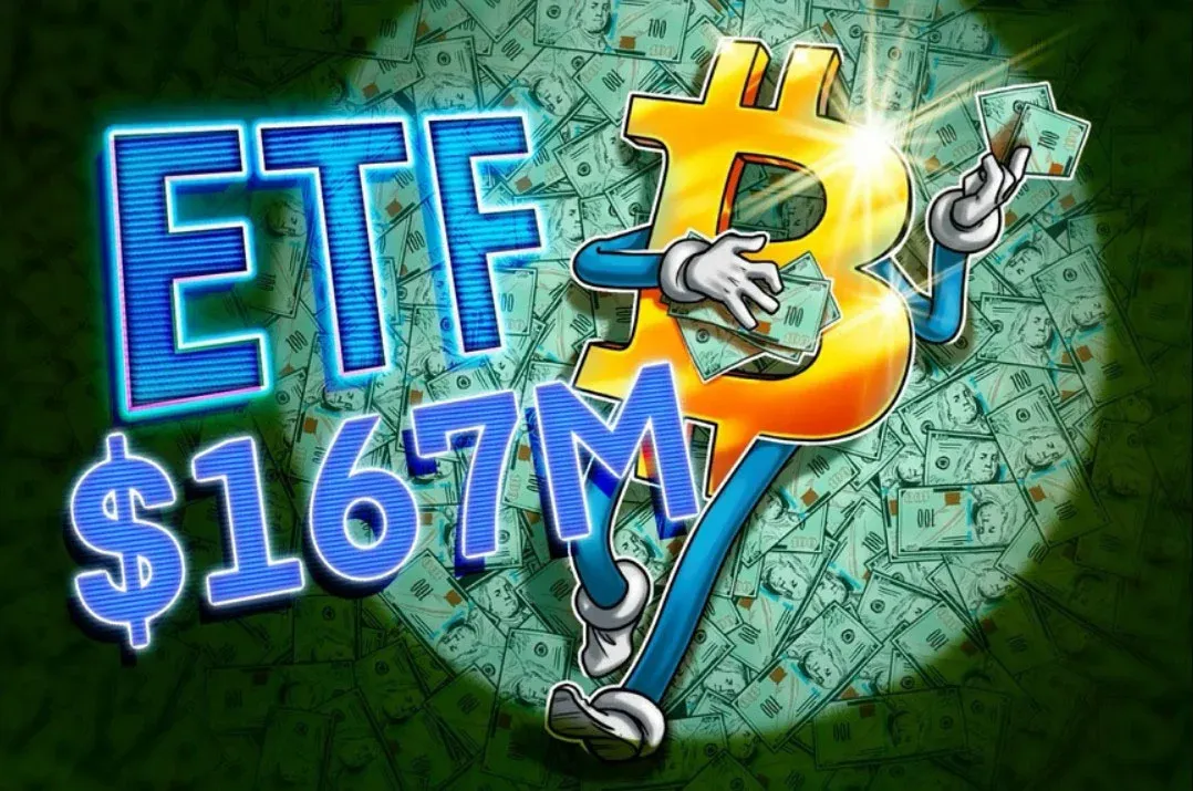 美国比特币（BTC）ETF迎1.67亿资金流入，另类币基金资金外流局面未改