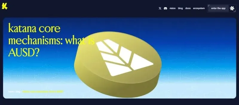 Diagrama mostrando a colateralização total do AUSD, distribuição de rendimentos e incentivos on‑chain