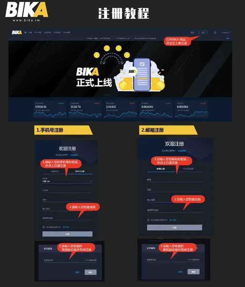 Página de registro con campo para ingresar código de verificación por correo o teléfono